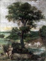 欧洲12-19世纪油画五_DOMENICHINO - Mercury stealing the Herds of Admetus